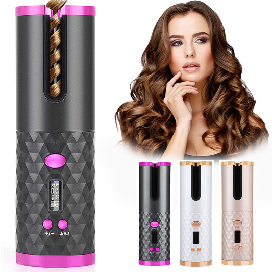 Automatic Hair Curler | Women Portable Hair | Rechargeable Curling Iron